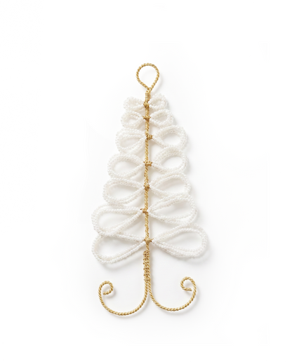 flat Pearl Decorative Tree