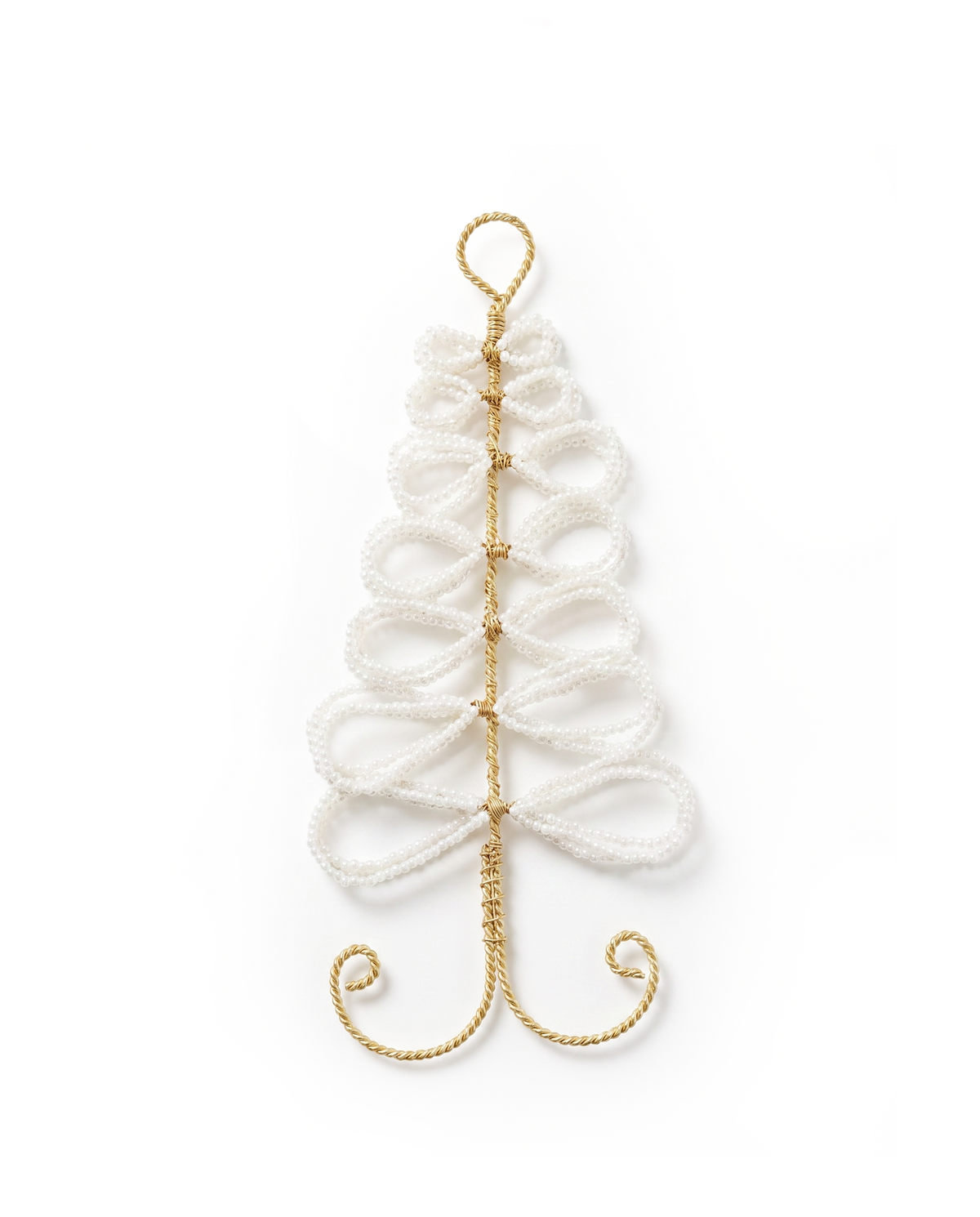 flat Pearl Decorative Tree