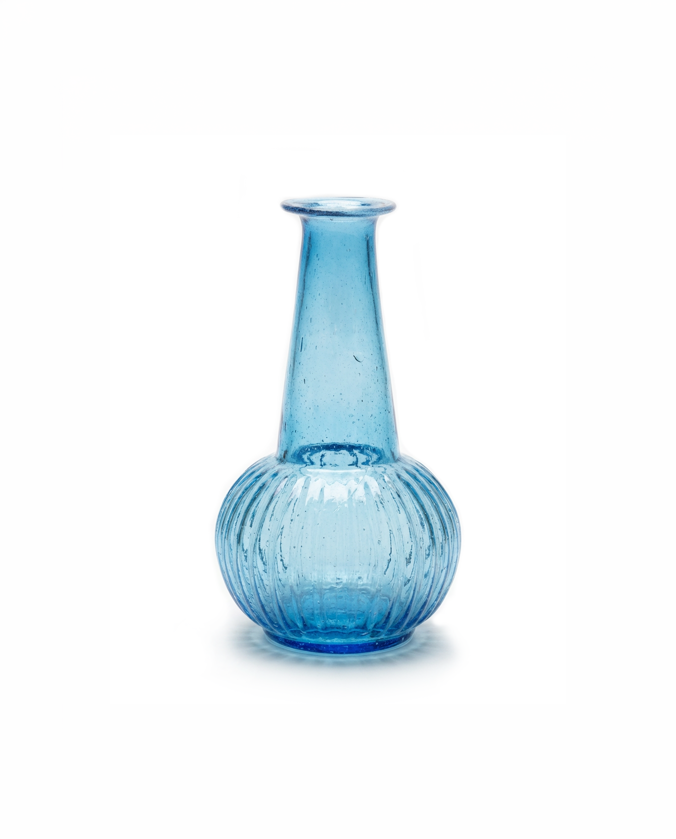 Vase light blue glass
