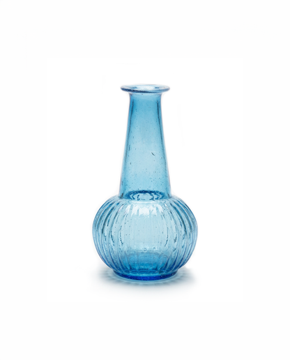 Vase light blue glass
