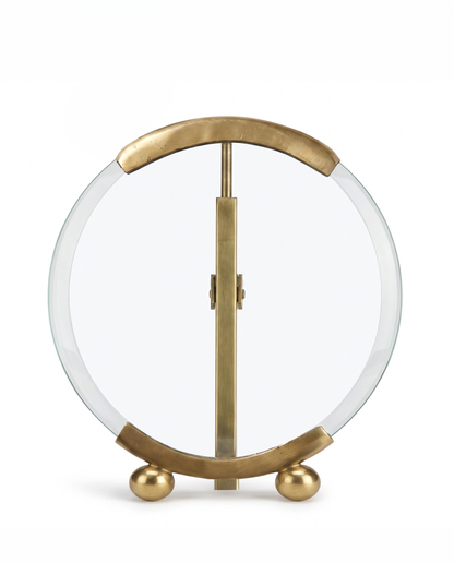 Round Brass Photo Frame