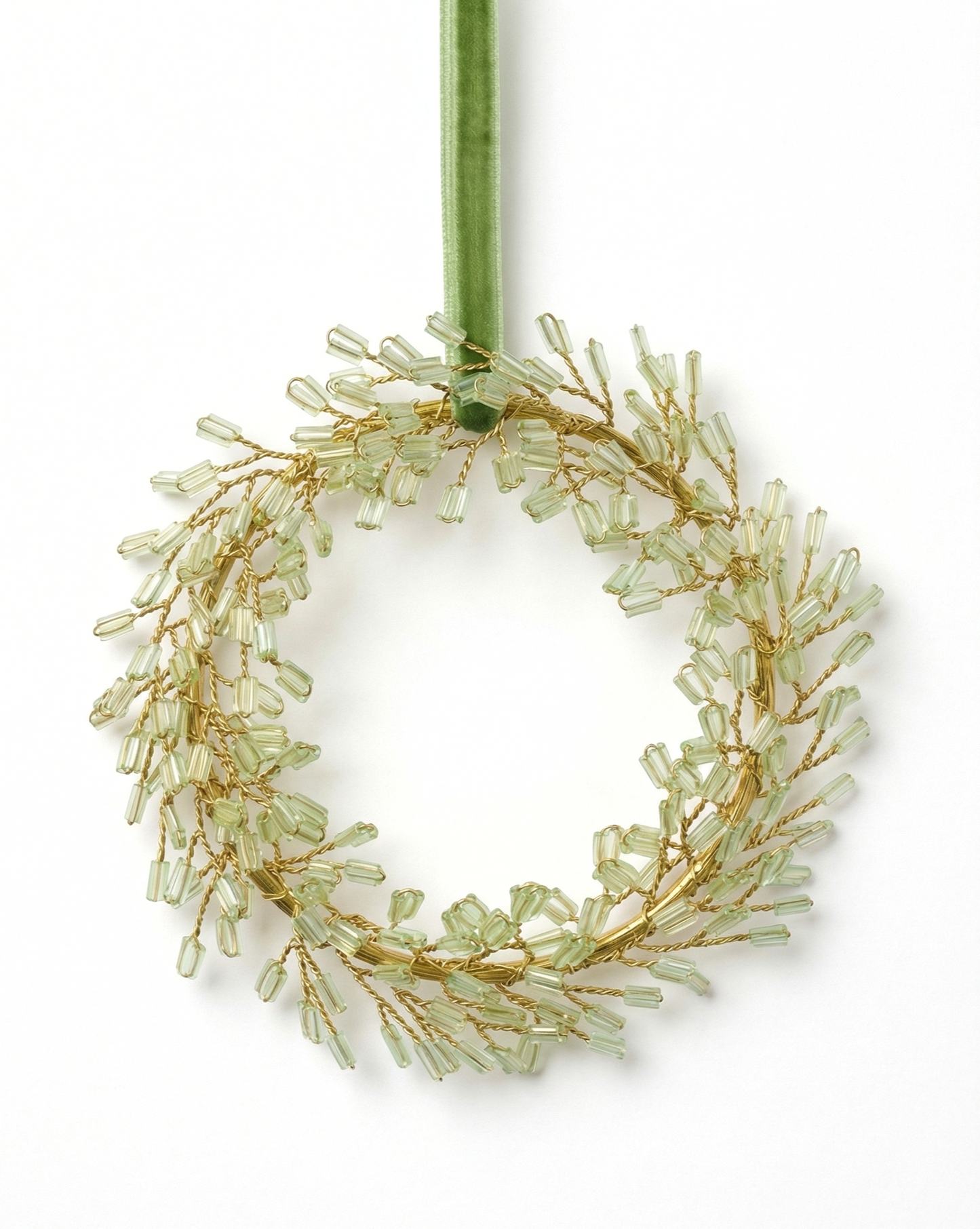 Beaded Wreath Ornament