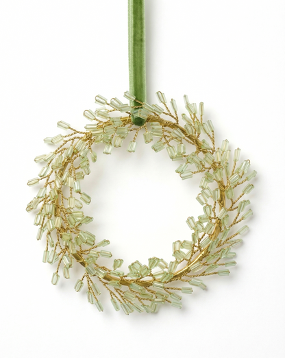 Beaded Wreath Ornament