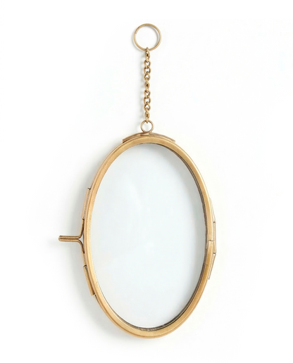 Oval Hanging Photo Frame
