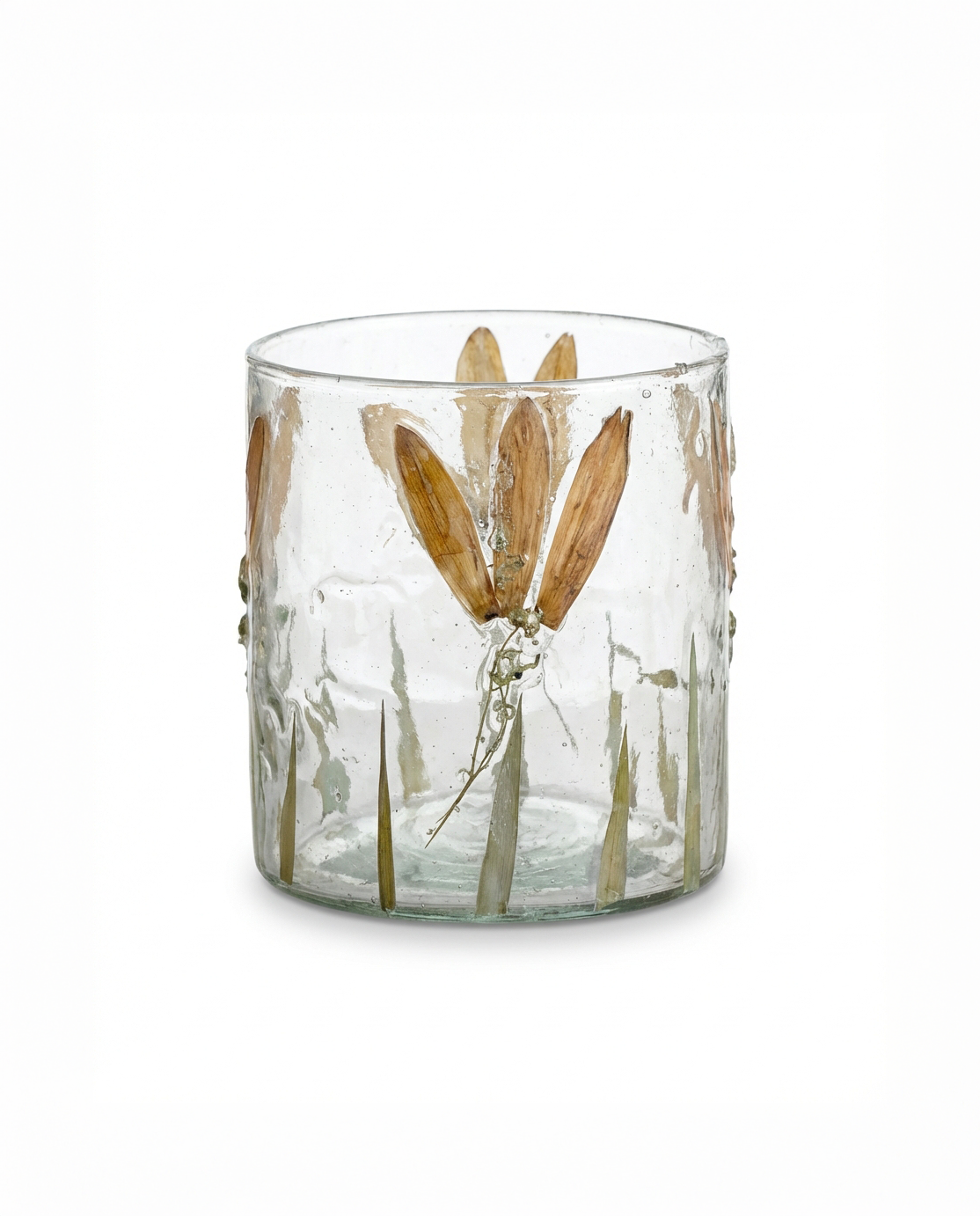 Tealight Holder Pressed Flowers