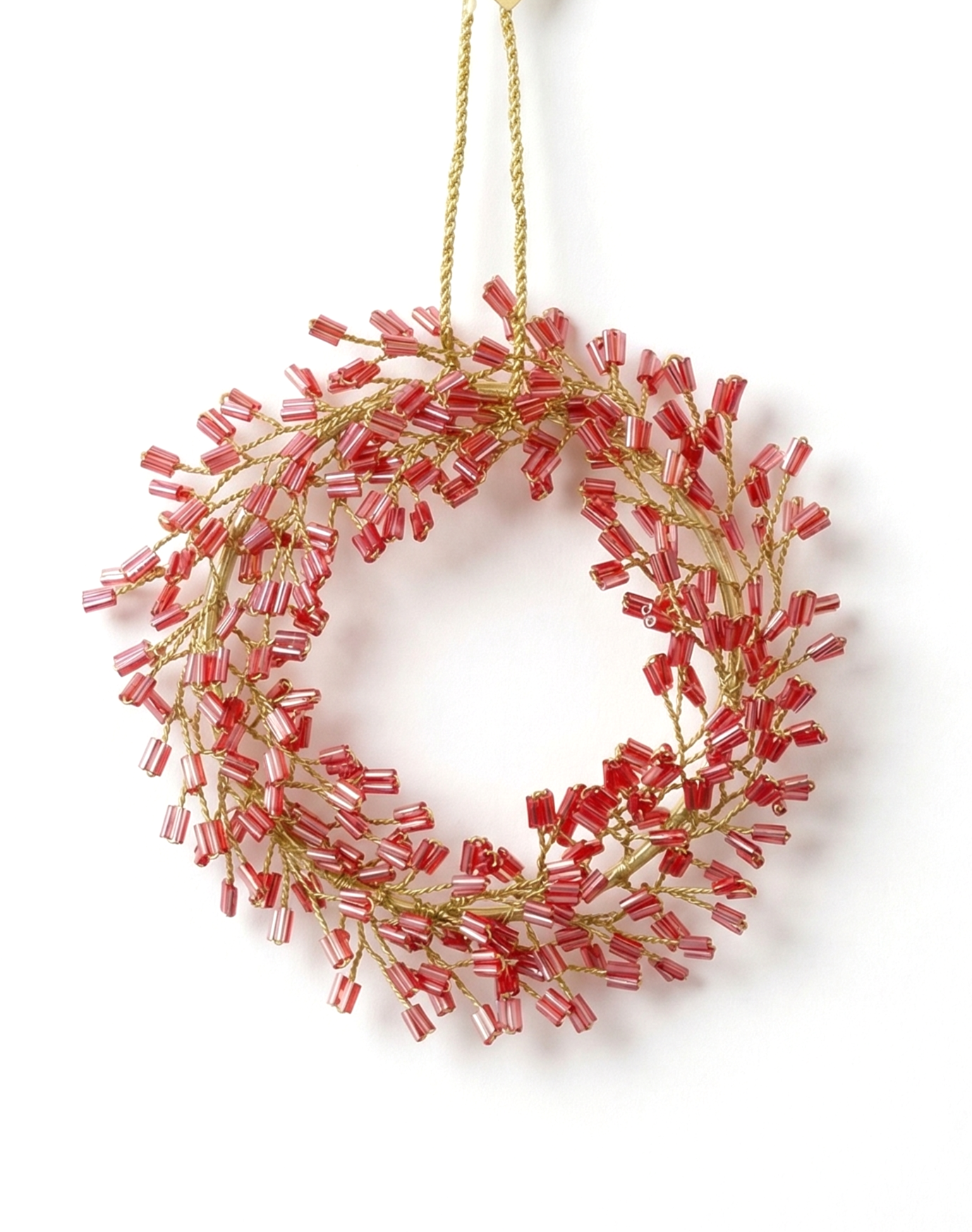 Beaded Wreath Ornament