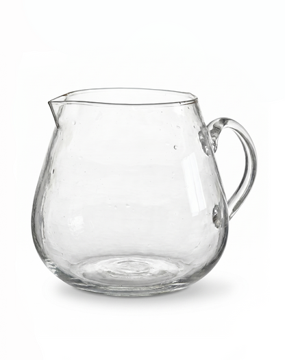 Glaskanne mit weiter Öffnung
