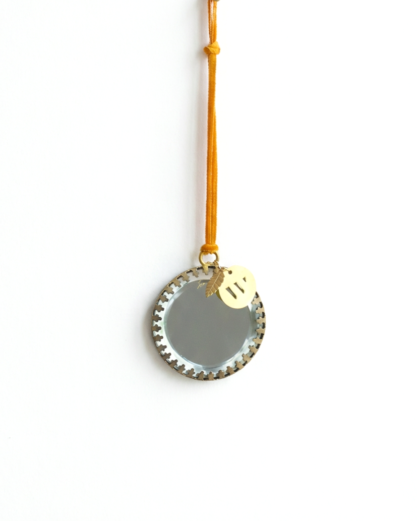 Round Ex Voto Mirror Ornament