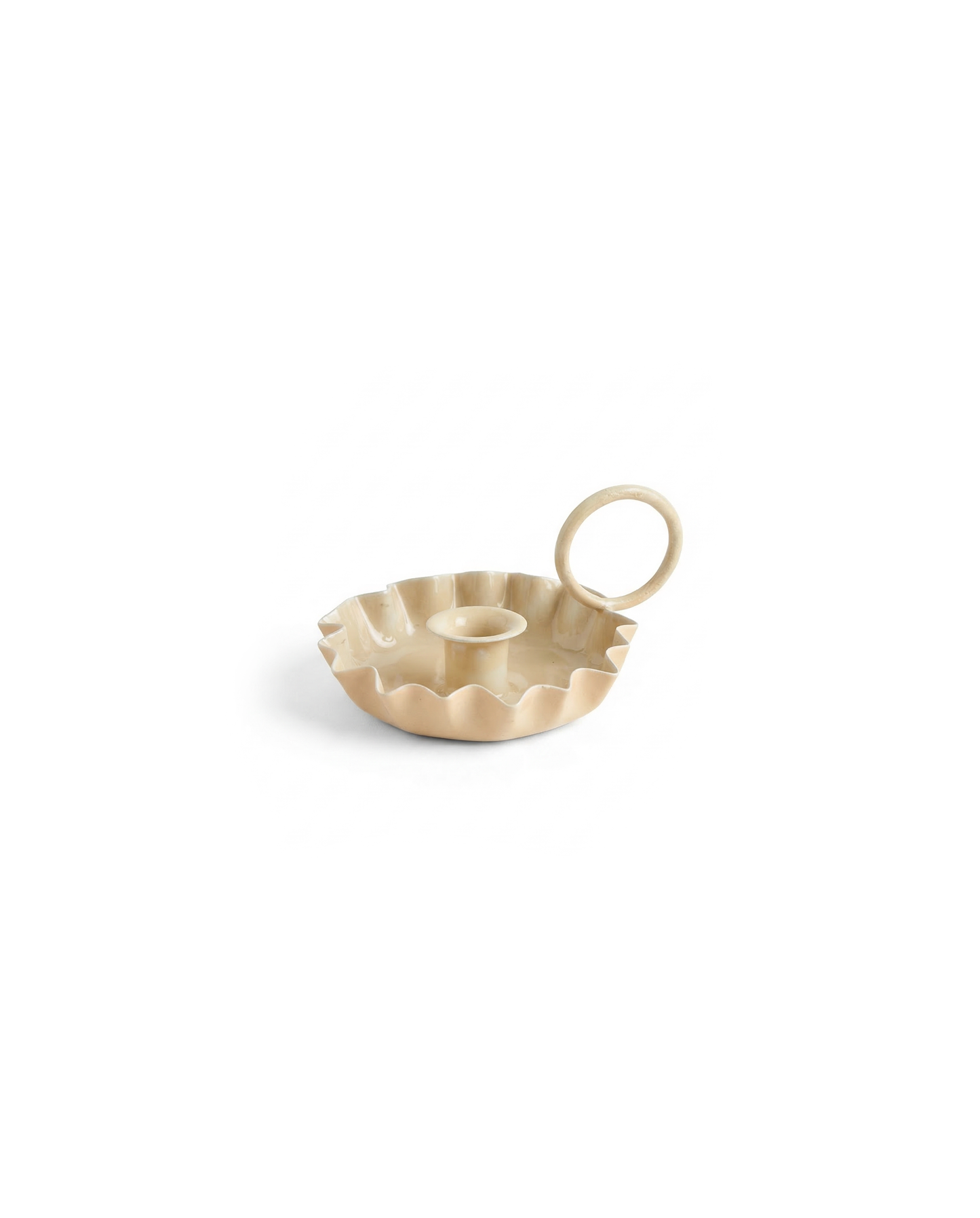 Slim Candle Holder Soft Sand