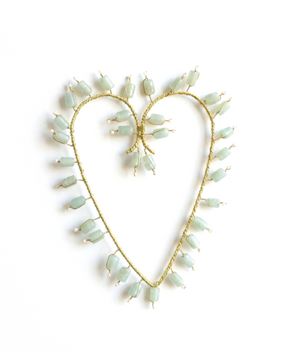 Beaded Heart Ornament