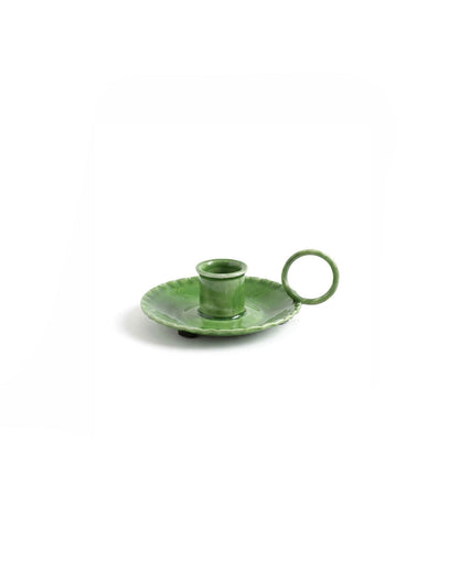 Candle Holder Muted Green