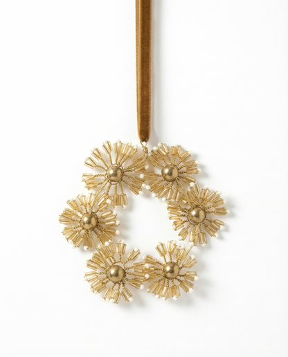 Beaded Flower Ornament
