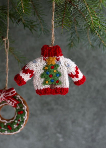 Kerstboom hanger mini kersttrui 