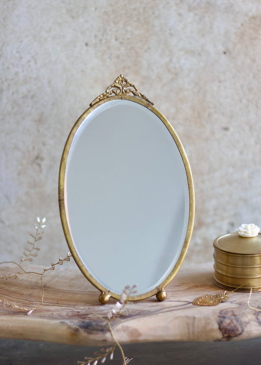 Table mirror oval