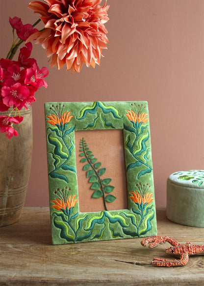 Folk Floral Photo Frame