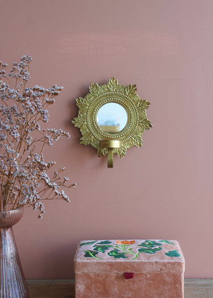 Tealight Holder Henna Mirror