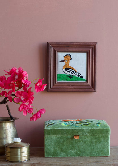 Folk Floral Velvet Box
