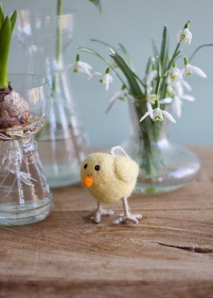 Felt Chick Ornament