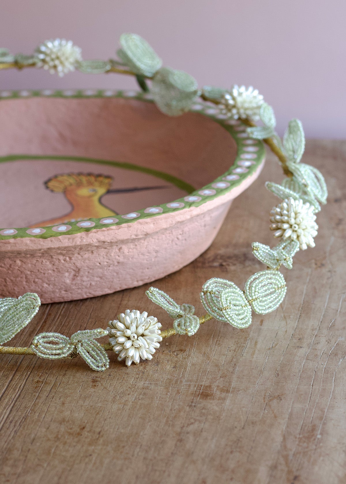 Bloemenkrans Pale Celadon