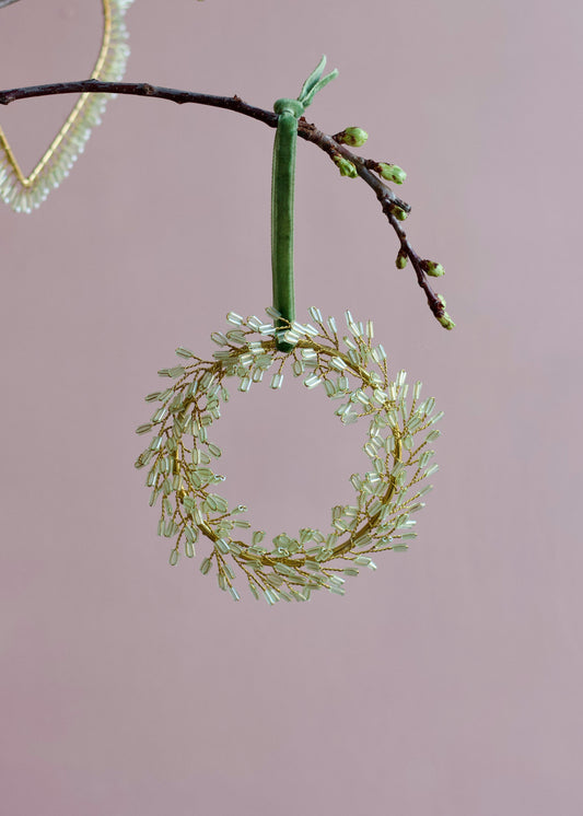 Beaded Wreath Ornament