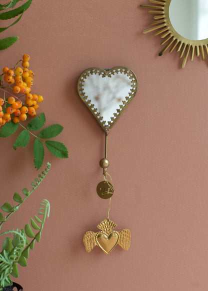 Heart Mirror Wall Hook