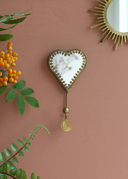 Heart Mirror Wall Hook