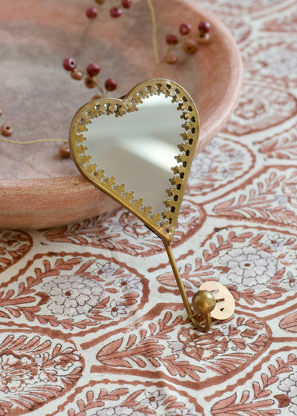 Heart Mirror Wall Hook