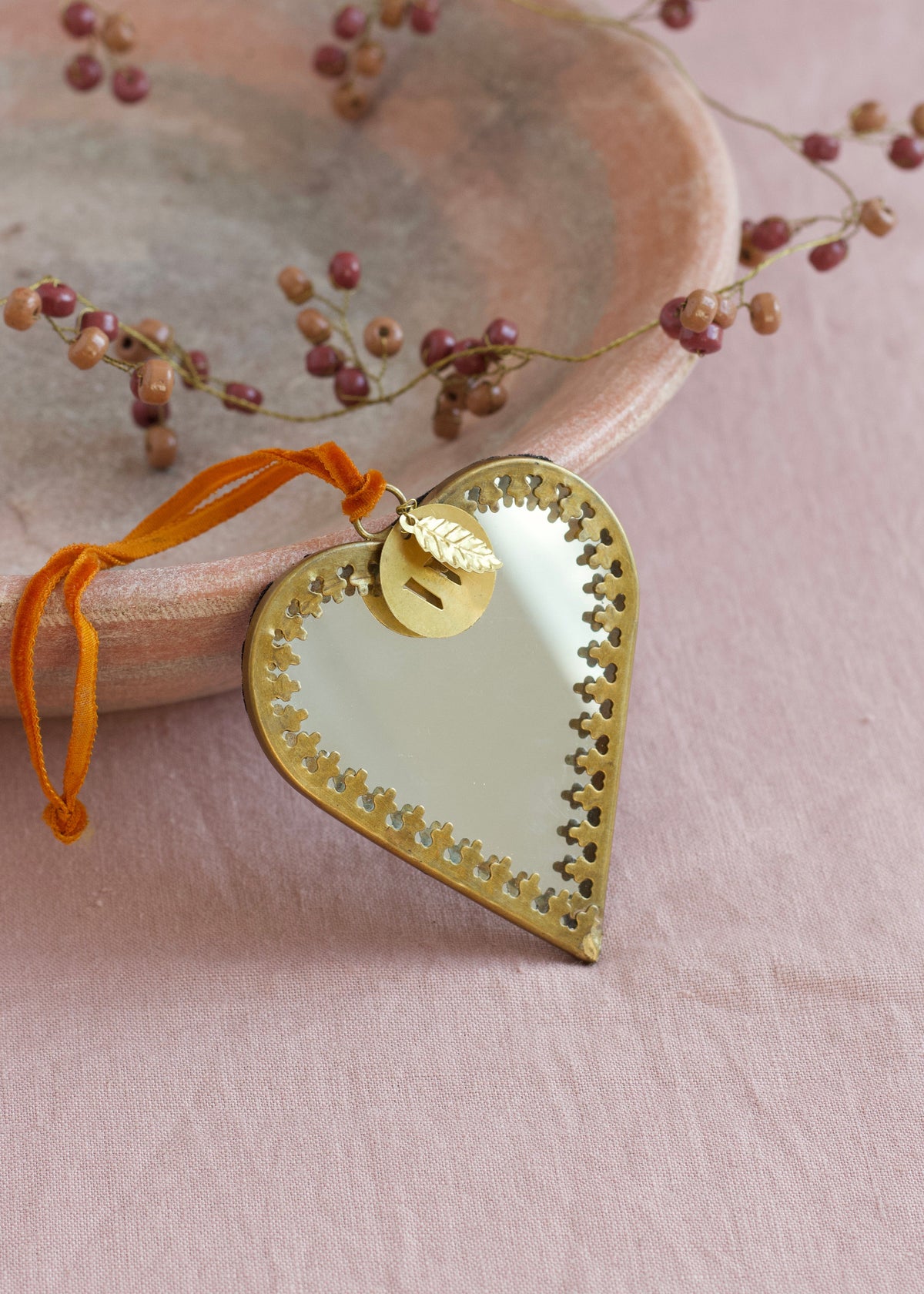 Heart Mirror Ornament