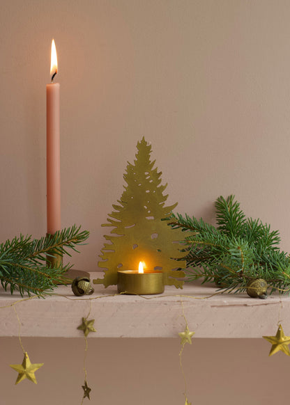 Theelichthouder Kerstboom
