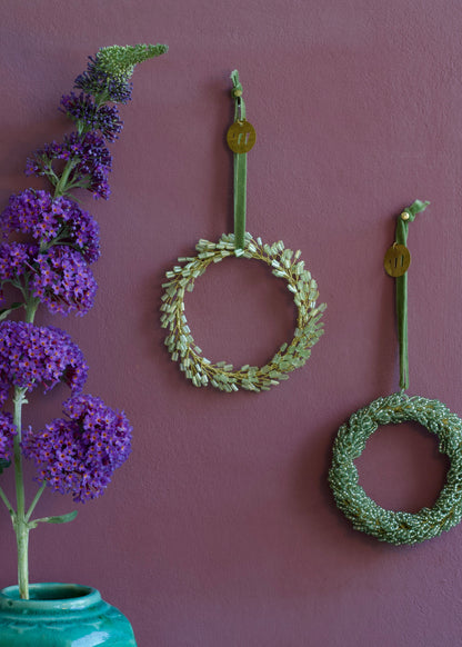 Beaded Wreath Ornament