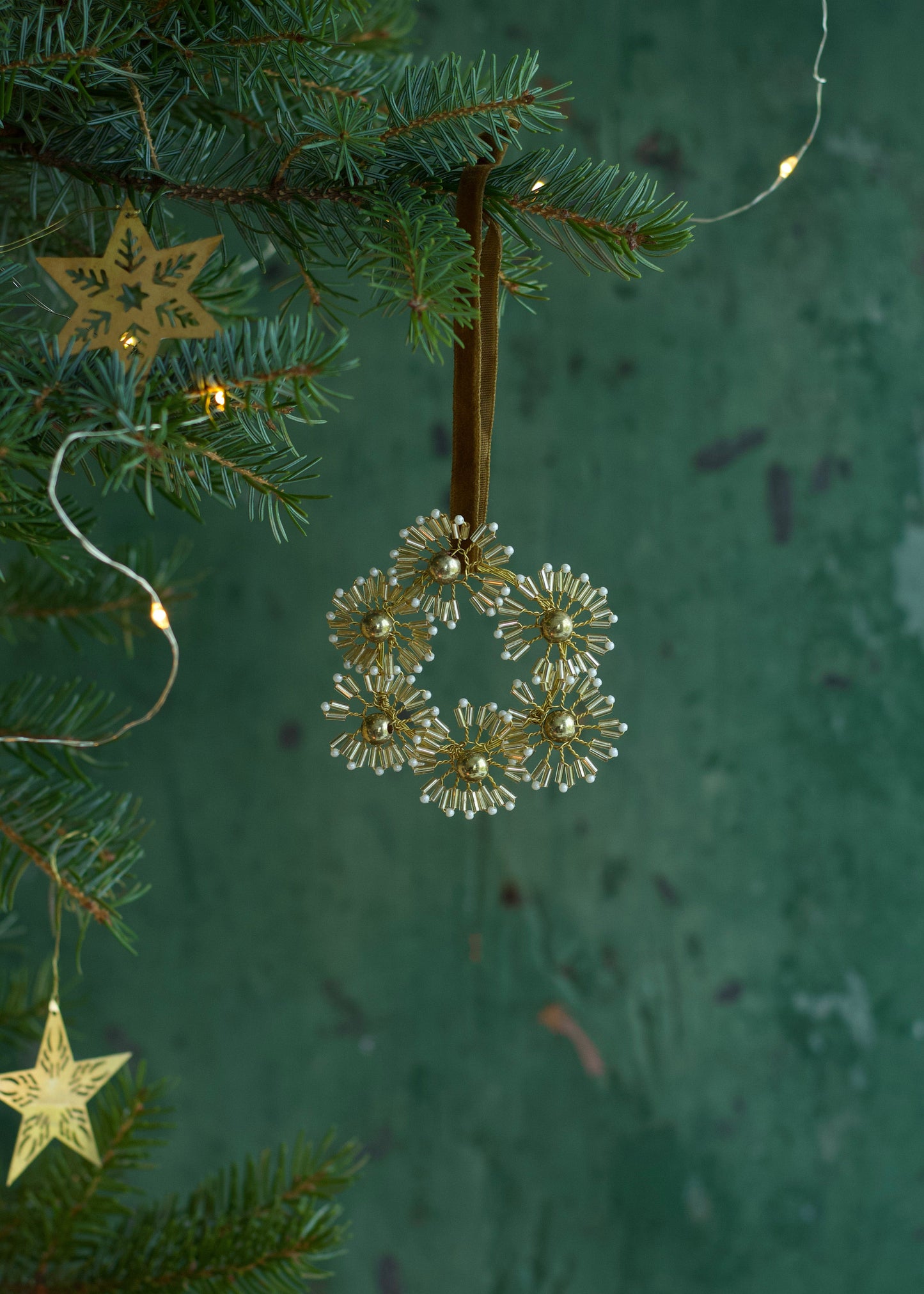 Beaded Flower Ornament