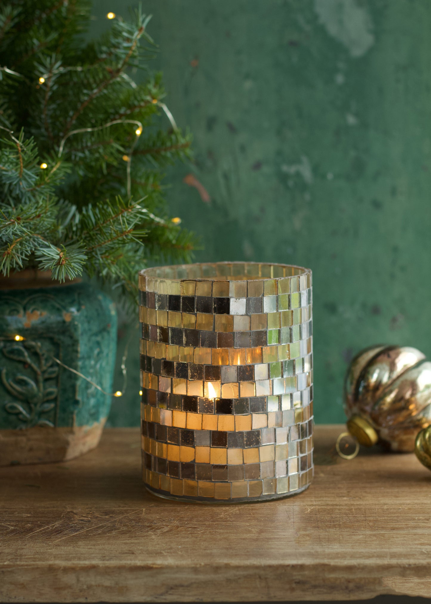 Tealightholder mosaic