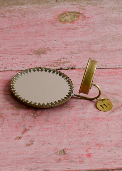 Tealight Holder With Round Mirror