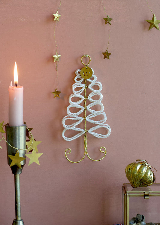 flat Pearl Decorative Tree