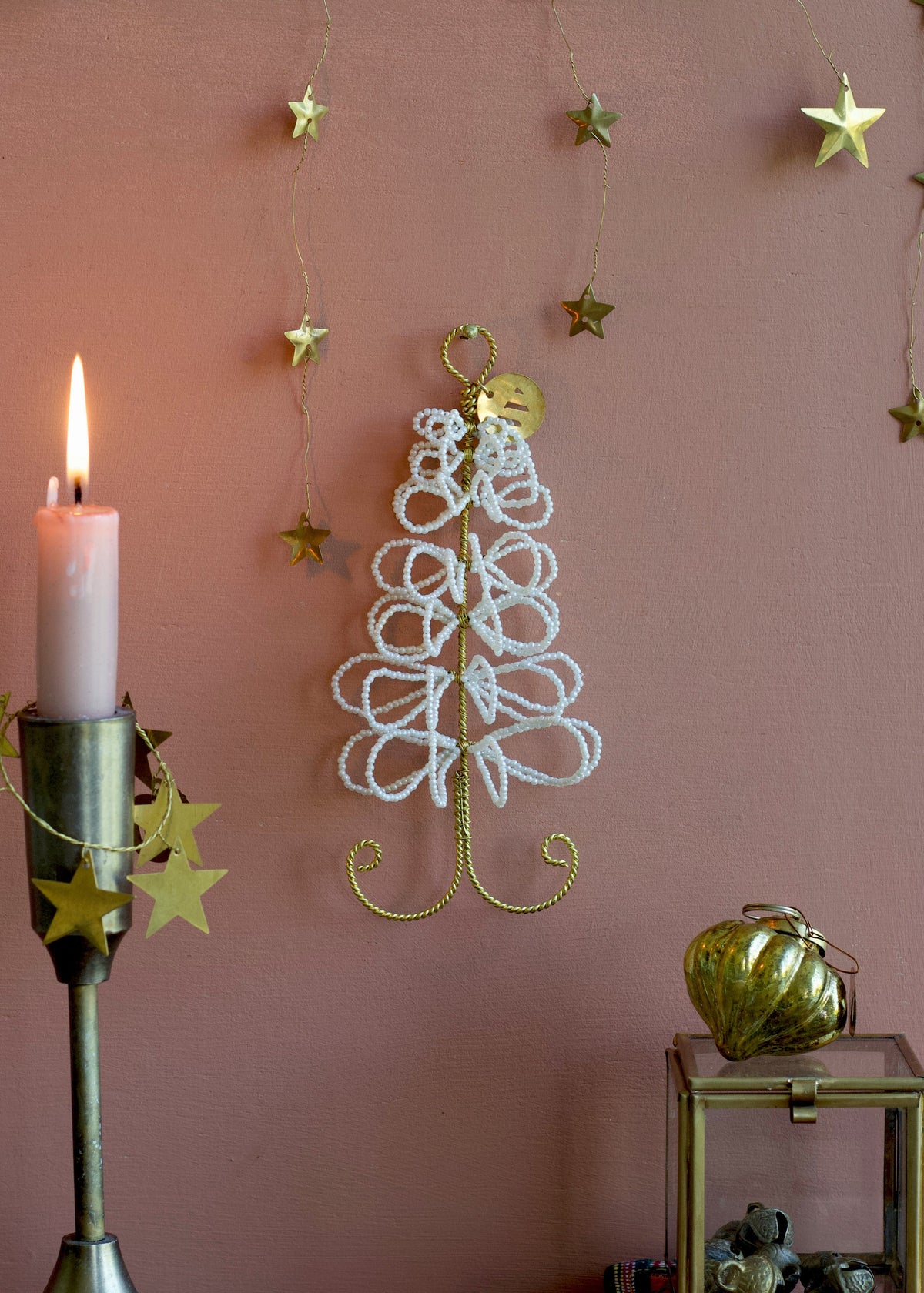 flat Pearl Decorative Tree