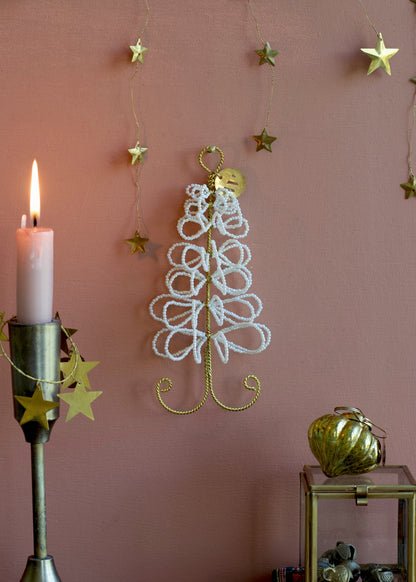 flat Pearl Decorative Tree