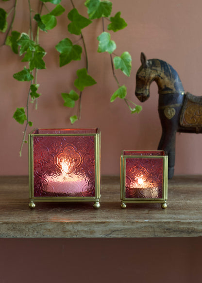 Candle Holder Soft Pink