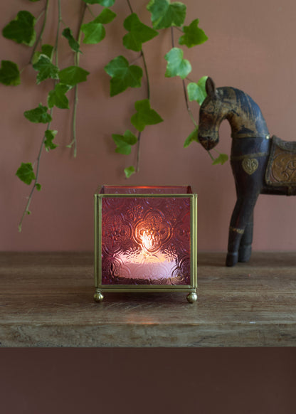 Candle Holder Soft Pink