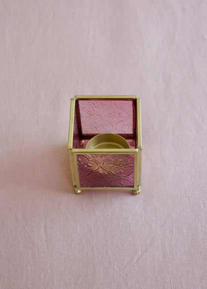 Candle Holder Soft Pink