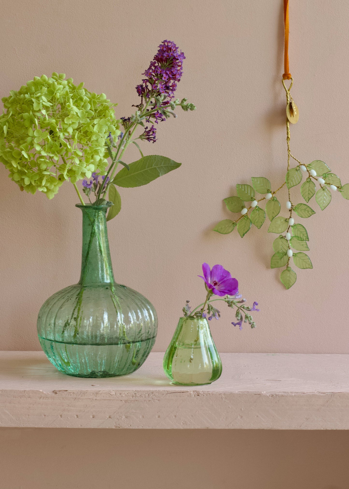 Groen Glazen Vaasje