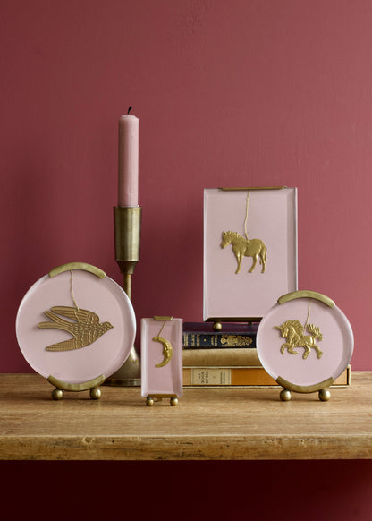 Round Brass Photo Frame