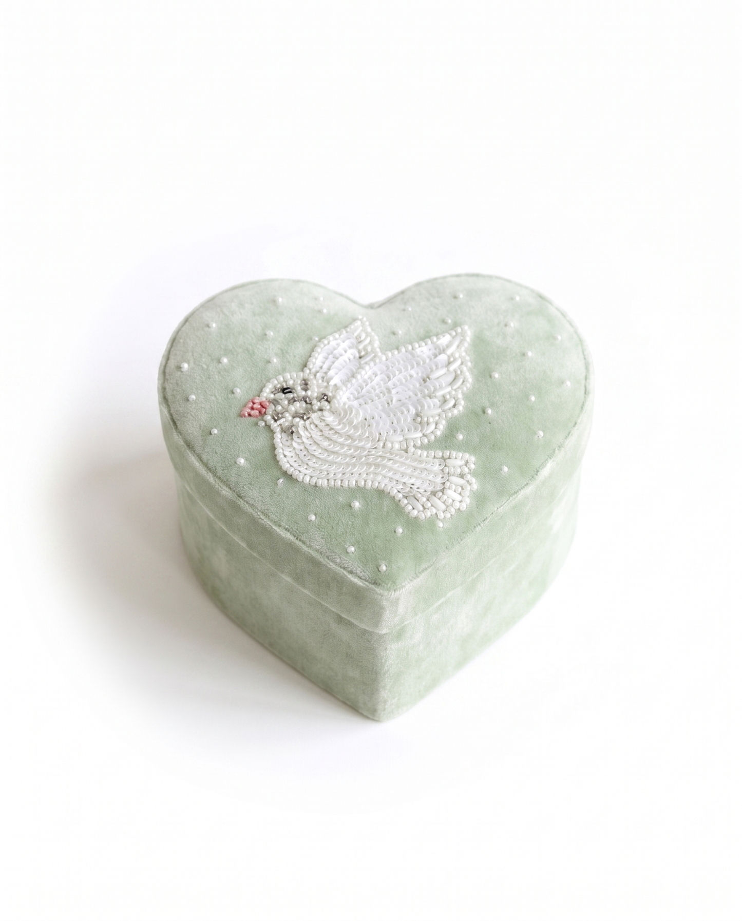 Velvet Heart Dove Box