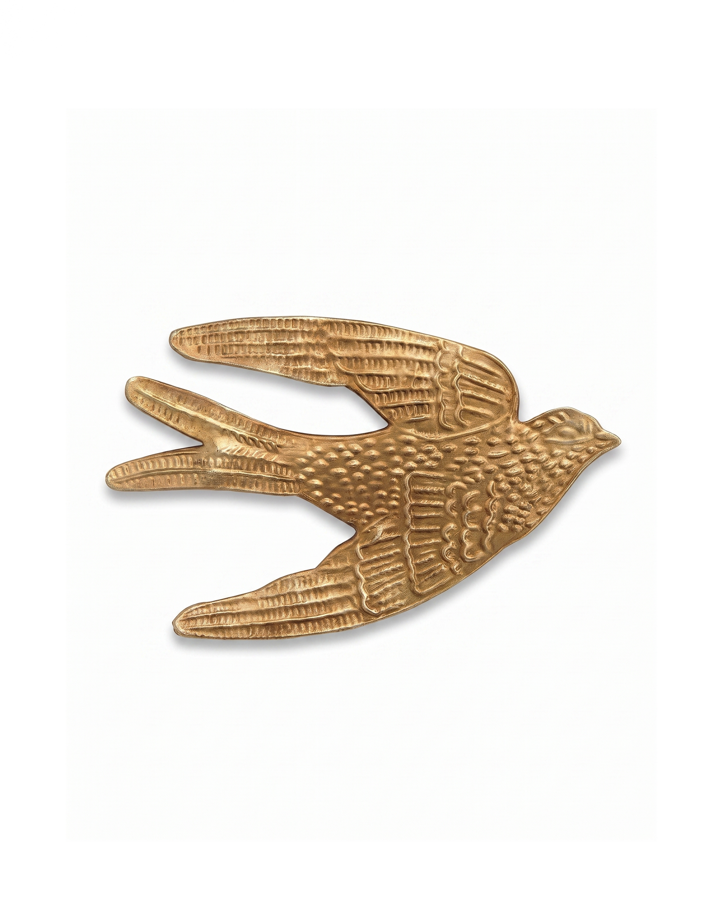 Schwalbenornament Messing