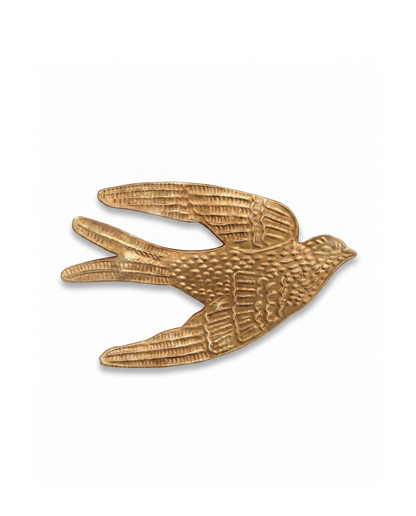 Schwalbenornament Messing