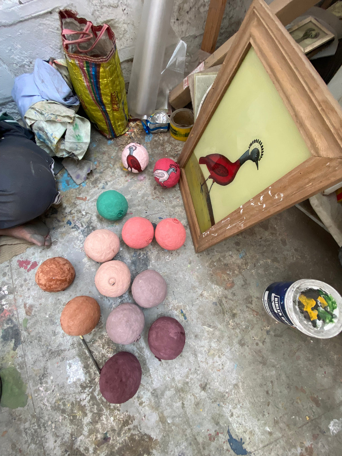 Papier-maché Heilige Fazant MJ25463