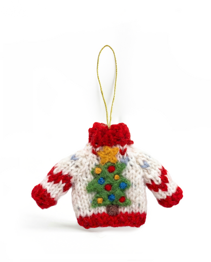 Kerstboom hanger mini kersttrui 
