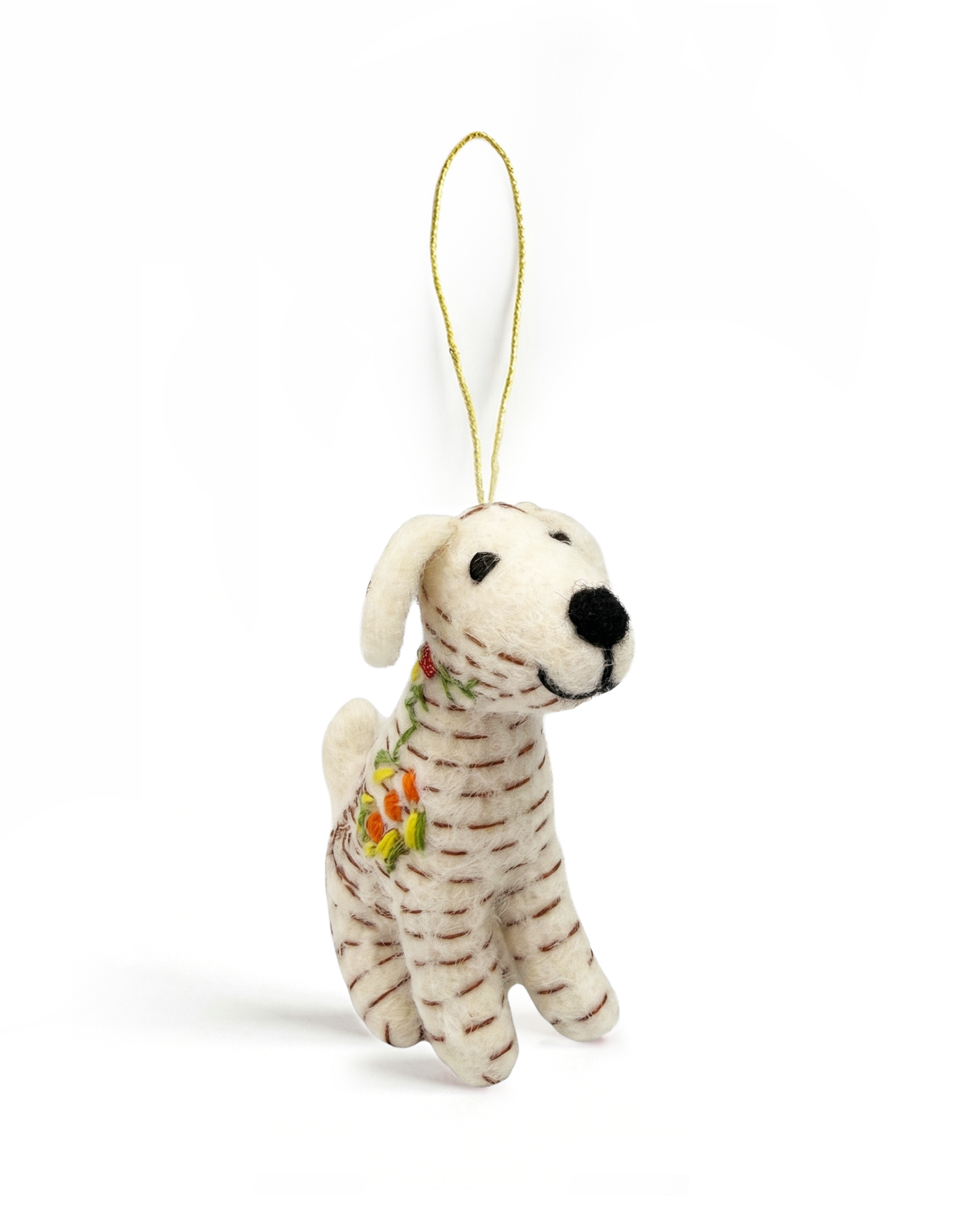 Felt Dog Ornament