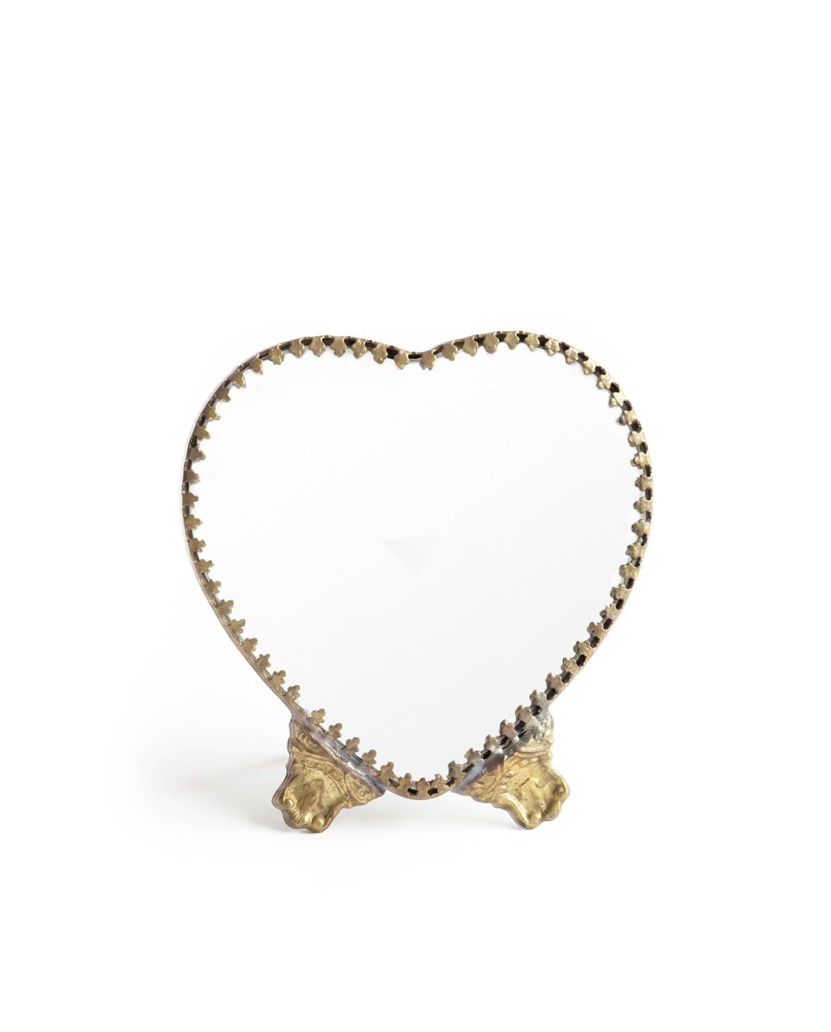 Table mirror heart