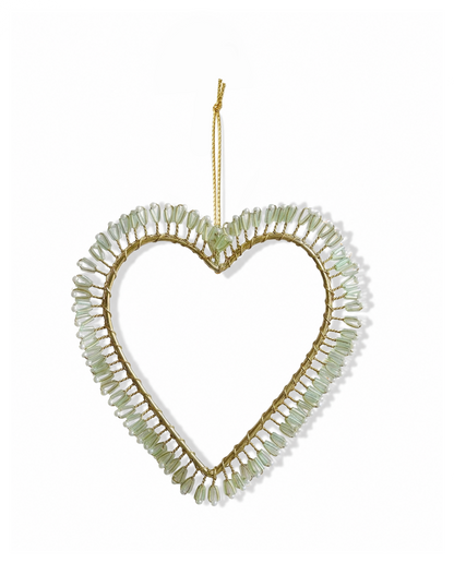 Beaded Heart Ornament
