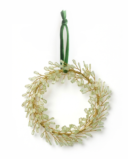 Beaded Wreath Ornament